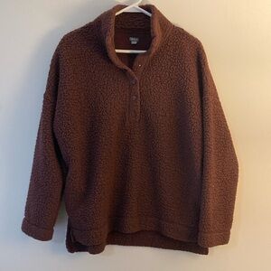 Aerie Sherpa Teddy Fleece Sweater